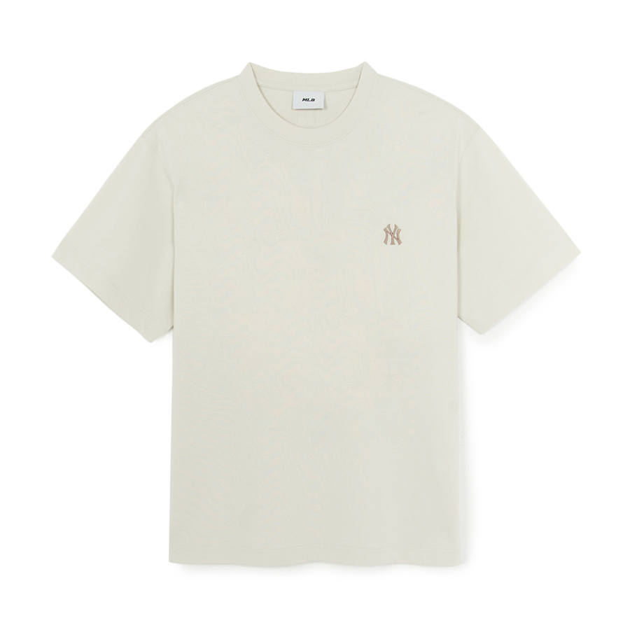 MLB New York Yankees Basic Collection SS25 T Shirt Unisex Sand