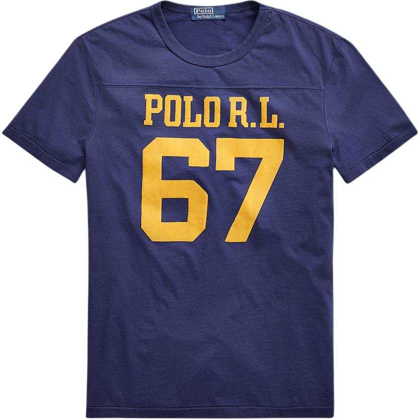 Polo Ralph Lauren T Shirt Custom Slim Fit Men's Marine Blue