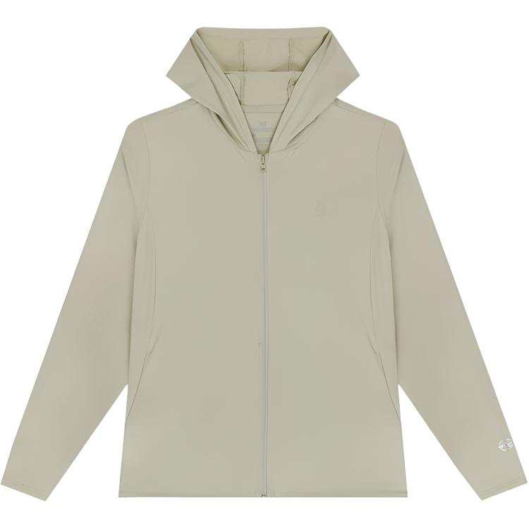 361° Trench Coats Women's Greengage Milk Green Hooded Moderate