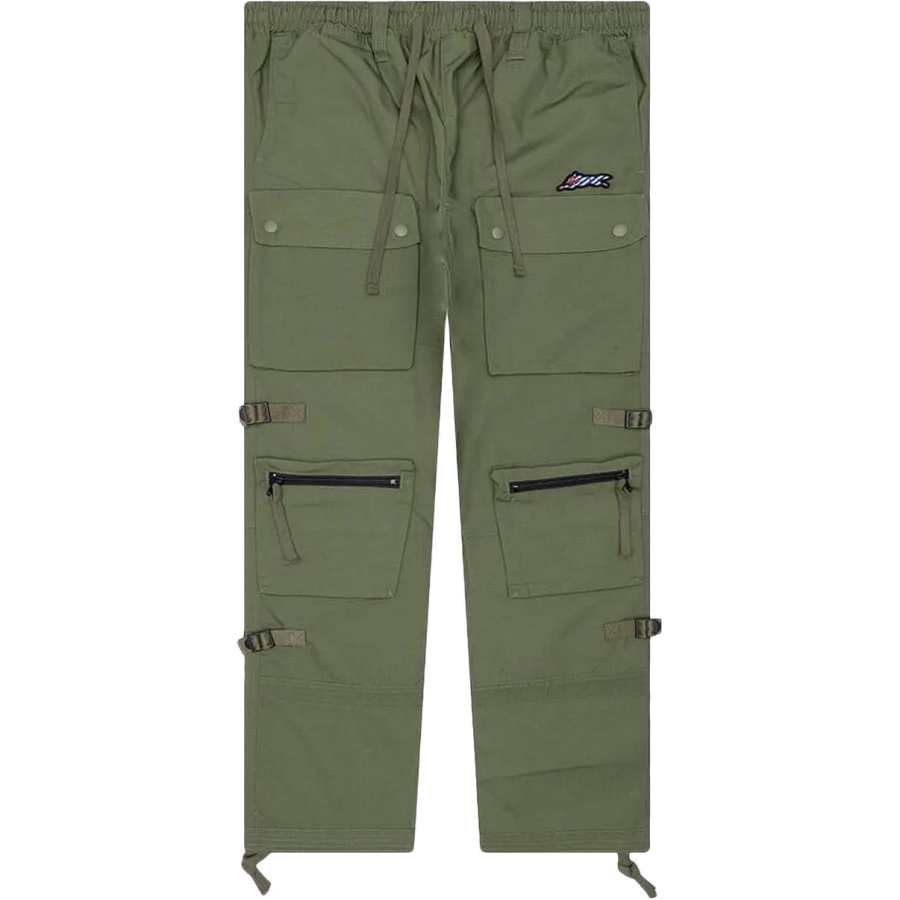 Ice Cream Cargo Pants Unisex Army Green Moderate