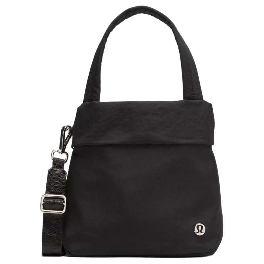 Lululemon On My Level Nylon One Shoulder Handbag Small Women's Black