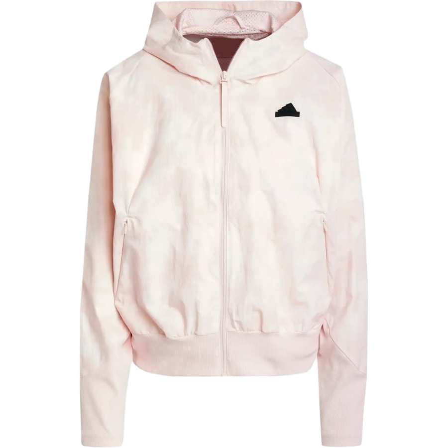 Adidas Adidas Z.N.E. Woven Full Zip Hoodie Multicolor/Sandy Pink