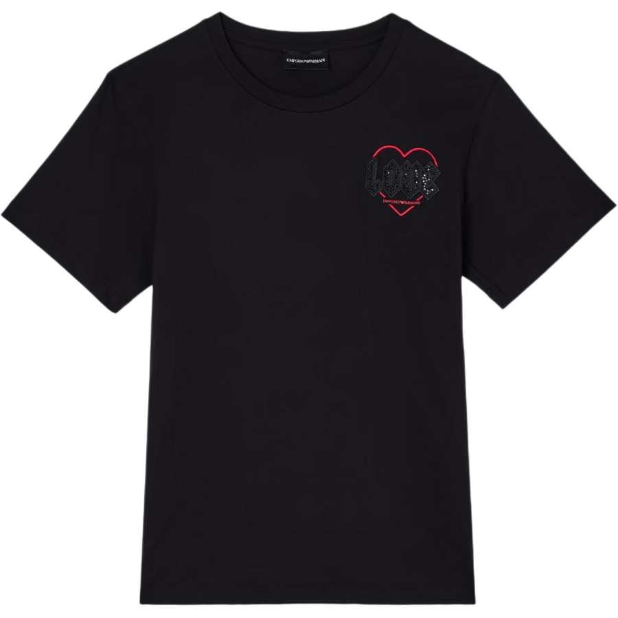 Emporio Armani Asv Valentine’s Day capsule collection jersey T-shirt