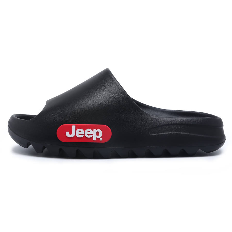 Jeep EVA Cushioning Slide Slippers Unisex Black