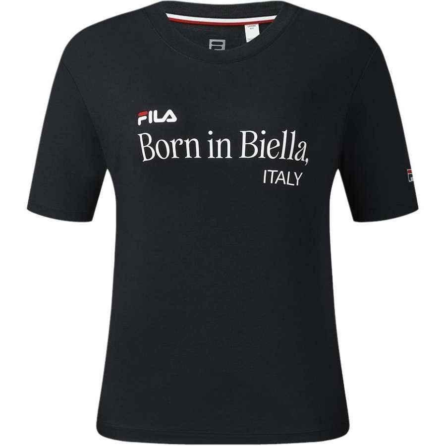 FILA Tennis T Shirts Women's RD Royal Blue Crew Neck Moderate Other