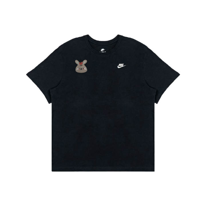 Nike Nike T Shirts Men's Black Crew Neck Moderate