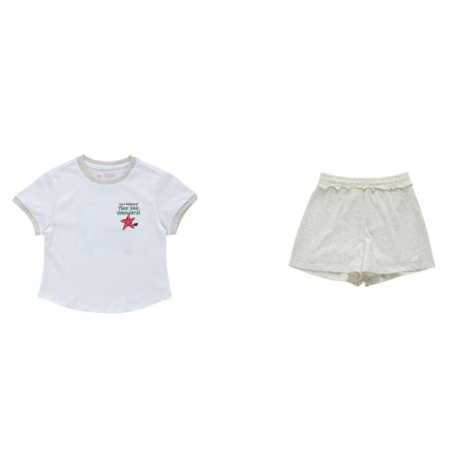 New Balance New Balance Casual Sportswear 2 Piece Set Children Aged 3 7 Years Old