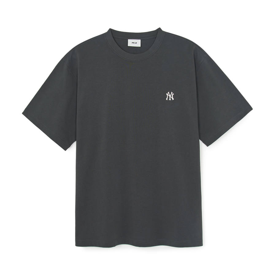 MLB MLB New York Yankees Basic Collection SS25 T Shirt Unisex Standard Charcoal Gray