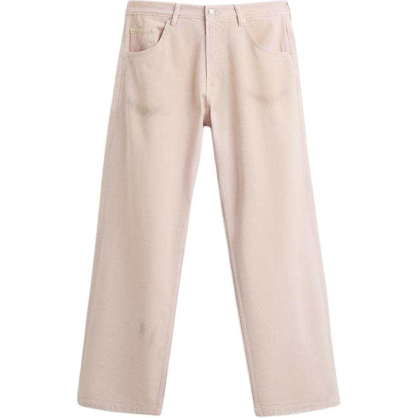 ZARA Jeans Men's Pink Moderate Straight Fit Pants