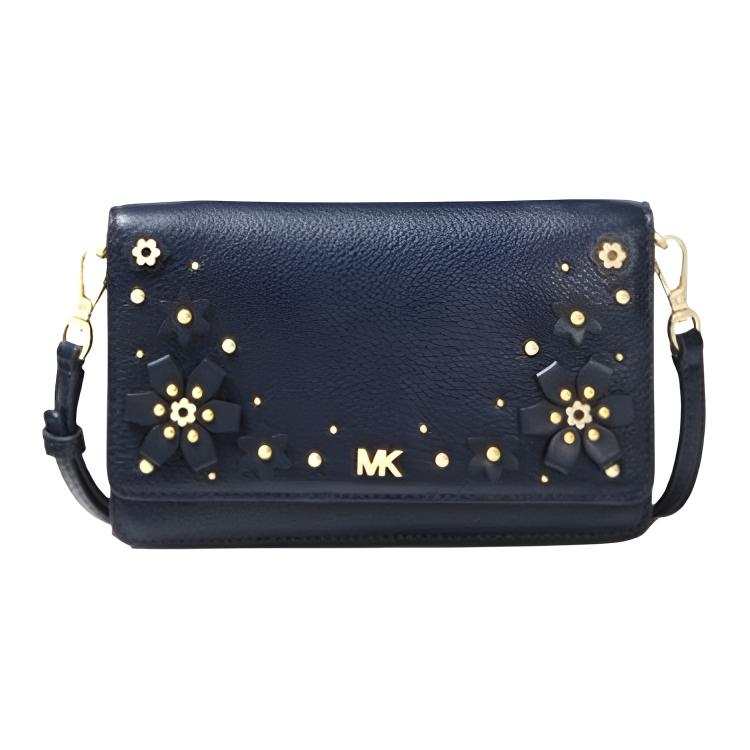 MICHAEL KORS Leather Crossbody Bags Women's Blue