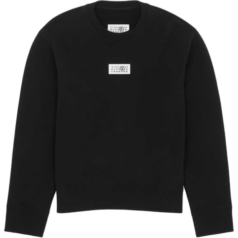 MM6 Maison Margiela Numbers Detailed Crewneck Sweatshirt