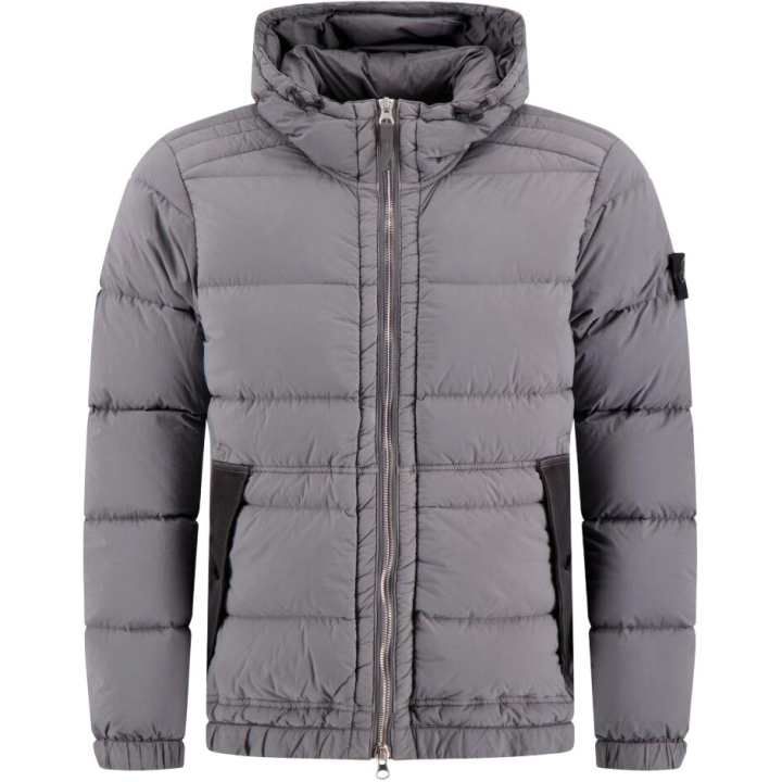 STONE ISLAND STONE ISLAND Down Jacket Unisex Concrete Gray