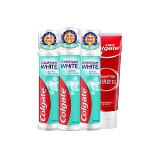 COLGATE Upright Toothpastes Cleaning Four Piece Set