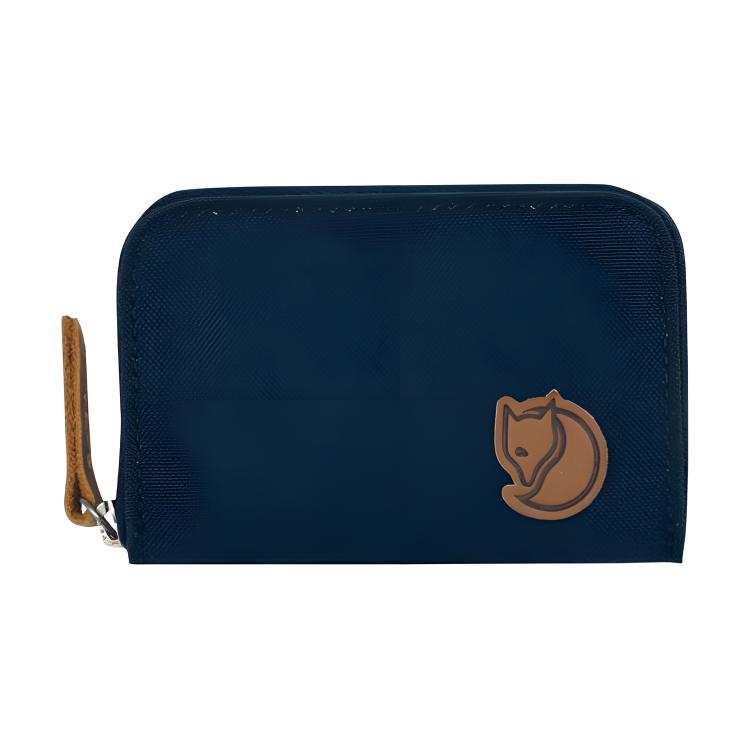 Fjallraven Polyester Clutch Card Holder Document Bag Wallet Unisex Sea Blue