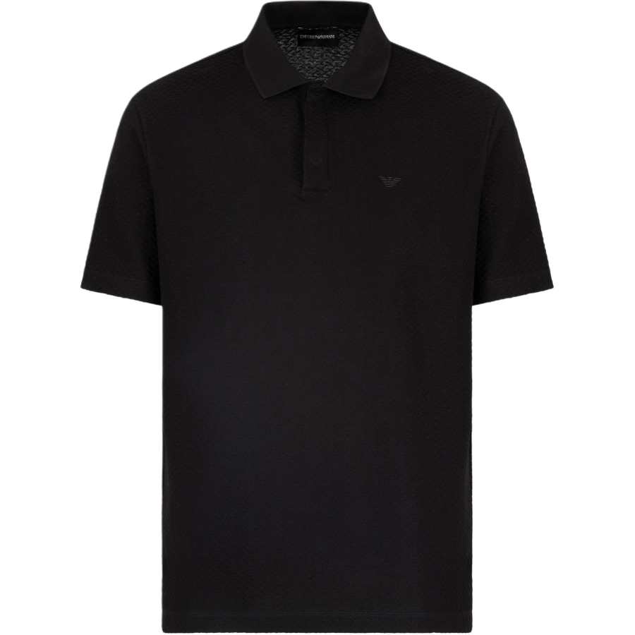 Emporio Armani Logo Patch Short-Sleeved Polo Shirt