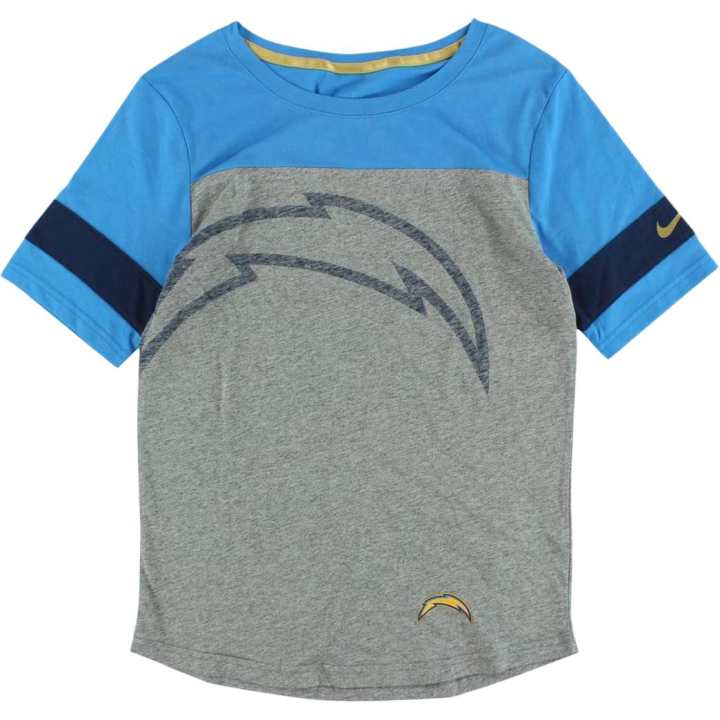 Nike Nike T Shirts Women's Gray Blue Crew Neck