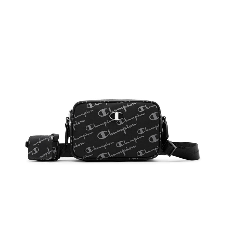 Champion Textile, Synthetic Leather Crossbody Bag Regular Unisex Khaki/Blue/Black