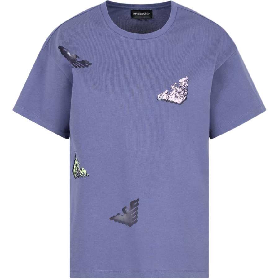EMPORIO ARMANI Drop Shoulder Sleeve T Shirt Women's