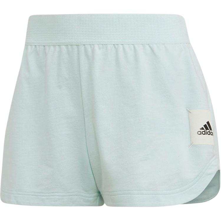 Adidas Adidas Sports Shorts Women's Light Green Moderate Knitted Shorts