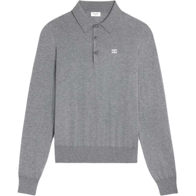 CELINE CELINE Long Sleeved Polo Jumper