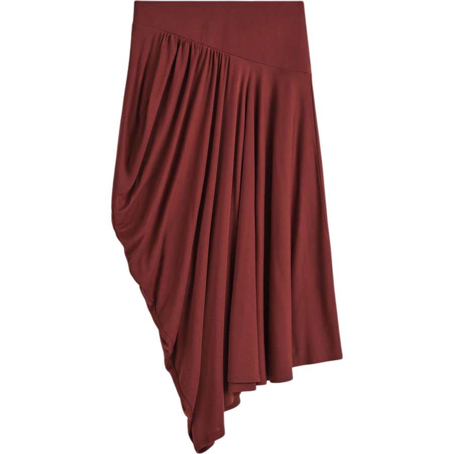 COS Casual Long Skirts Women's Red Moderate Mid Length