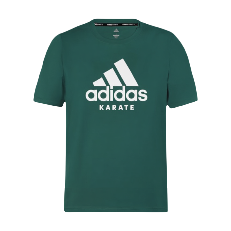 Adidas Adidas T Shirts Unisex Green Crew Neck Moderate Straight Fit
