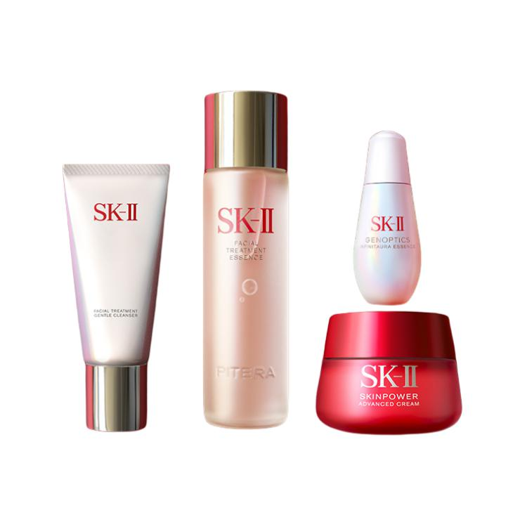 SK-II SK II Goddess Water Serums Essence Red Bottle Cream Photon Little Bulb Cleanser Skincare Sets Hydrating Repairing