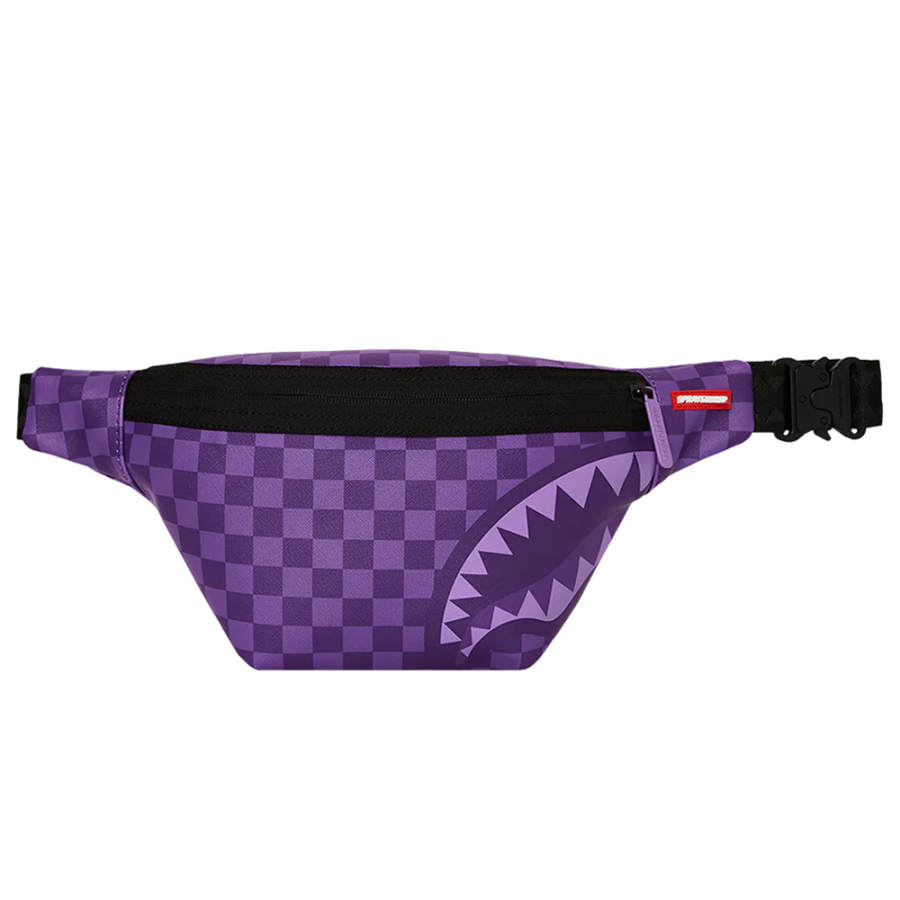 SPRAYGROUND PVC Polyvinyl Chloride Fanny Pack Unisex Purple