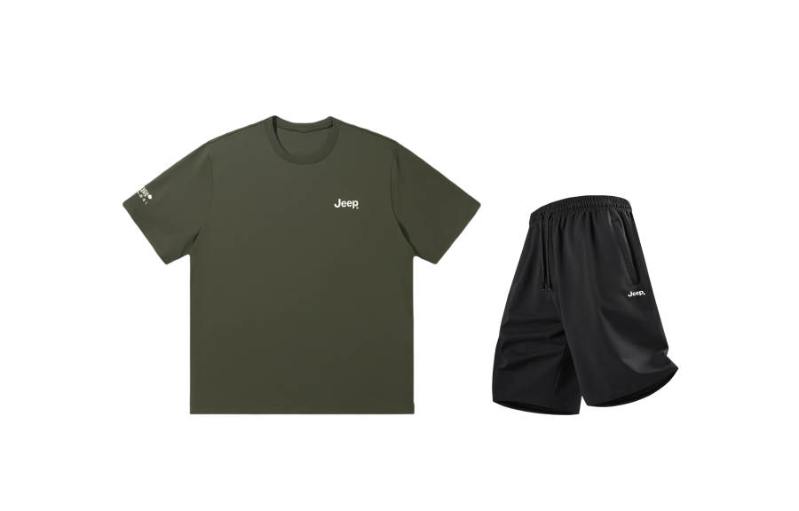 Jeep Outdoor Luxury Collection Casual Sportswear Unisex 2 Piece Set