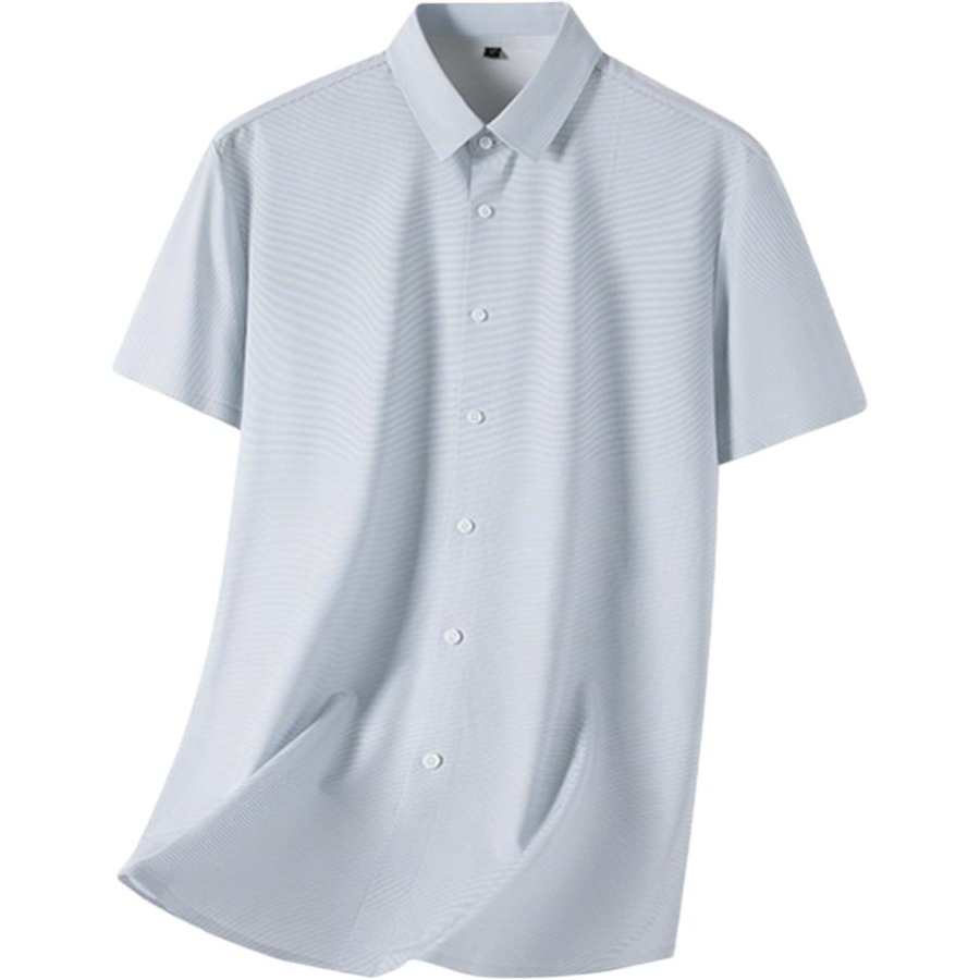Hodo Shirts Men's Lapel Thin Shirt