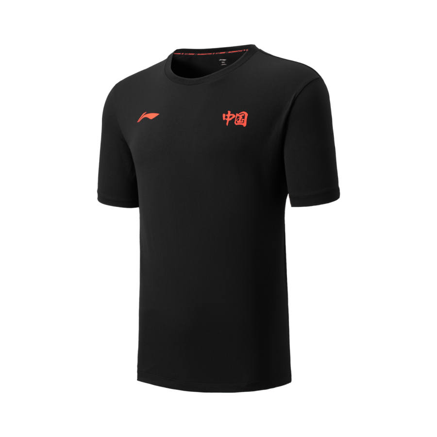 Li-Ning Li Ning Badminton Collection T Shirt Unisex Black
