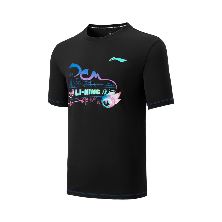 Li-Ning Li Ning Badminton Collection T Shirt Unisex Black