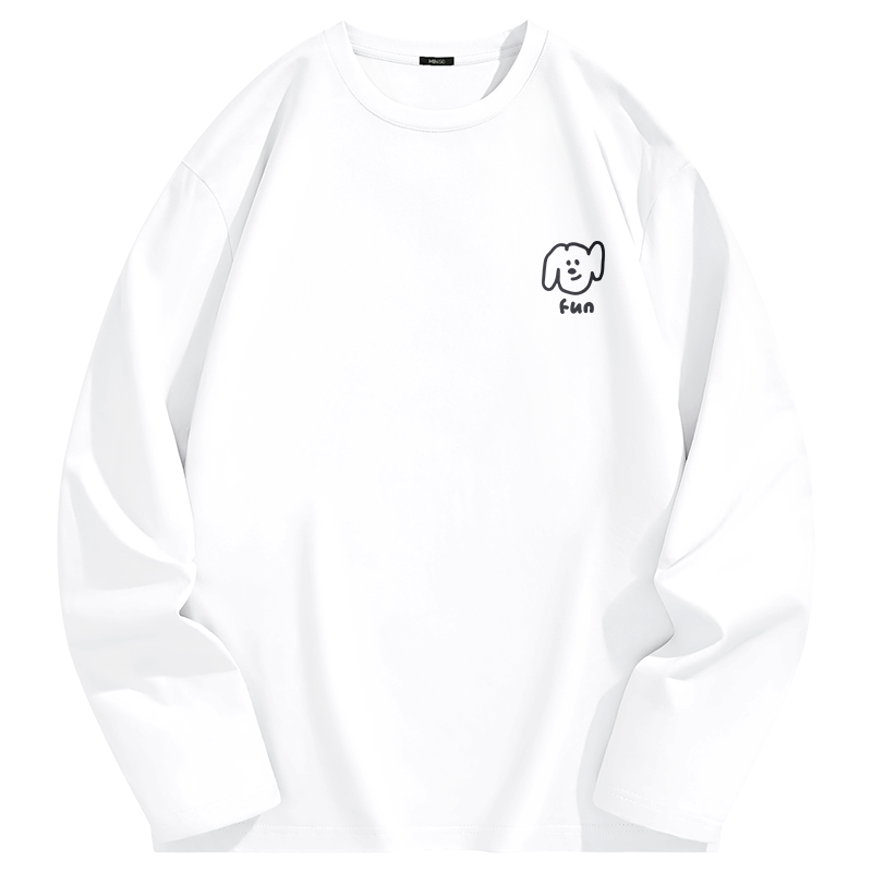 MINISO T Shirts Unisex Crew Neck Moderate Heavyweight