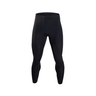 RIGORER Solid Color Logo Print Running Brushed Fleece Thermal Compression Fitness Leggings Sports Pants Men's
