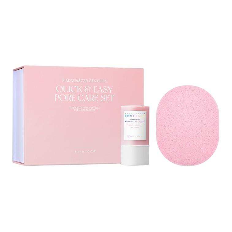 SKIN1004 Himalayan Rose Salt Pore Cleansing Facial Mask Skincare Sets Refreshing 27g+Face Sponge