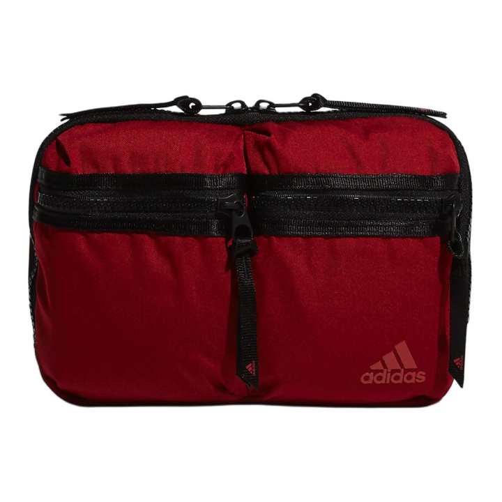 Adidas Adidas Polyurethane Shoulder Bag, Crossbody Bag Women's Red