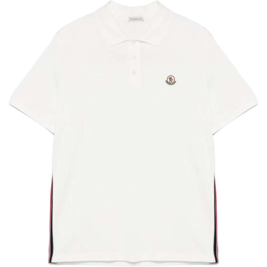 Moncler Moncler Logo Patch Short Sleeved Polo Shirt