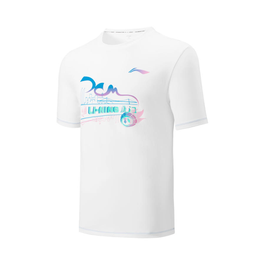 Li-Ning Li Ning Badminton Collection T Shirt Unisex White