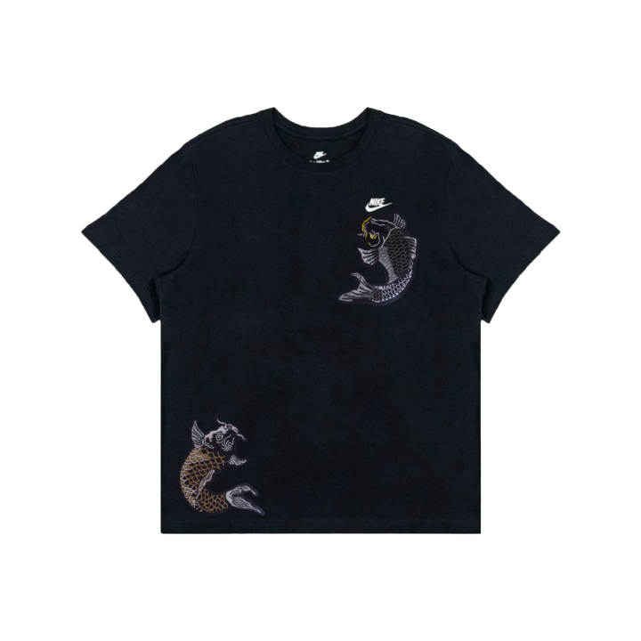 Nike Nike T Shirts Men's Black Crew Neck Moderate
