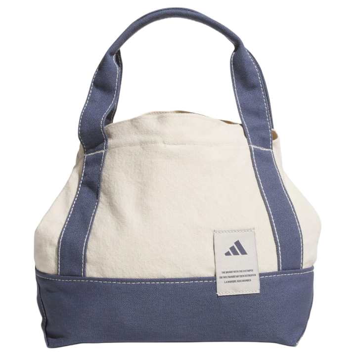 Adidas Adidas Cotton Handbag Unisex White & Blue