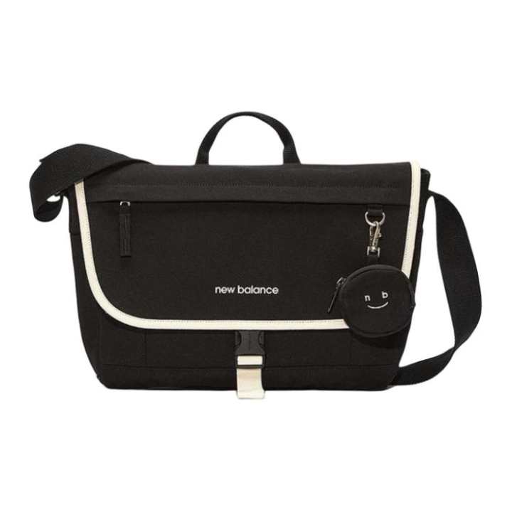 New Balance New Balance Zip Closure Nylon Handheld Shoulder Bag Women's Black