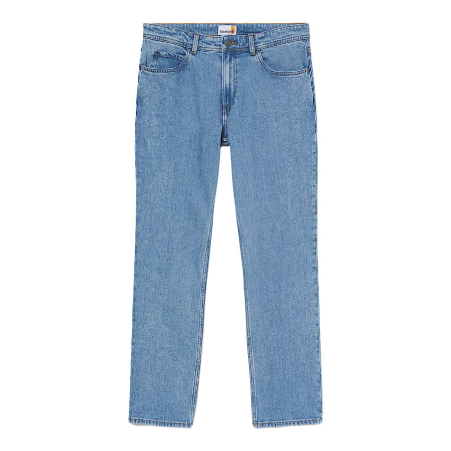Timberland Jeans Men's Blue Moderate Straight Fit Pants