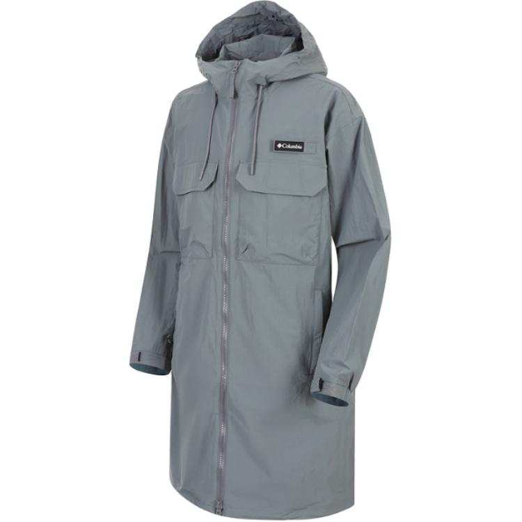 Columbia Trench Coat Men's Gray Green