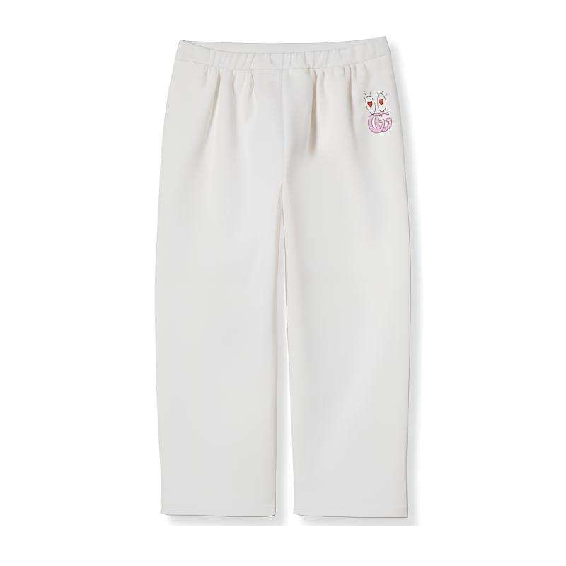 GUCCI Kids' GUCCI Knitted Sweatpants SS25 White