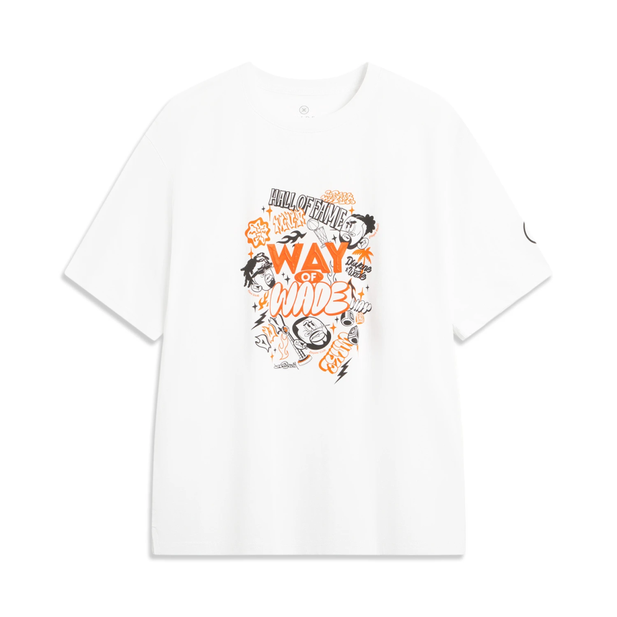 Li-Ning Li Ning x Jay Flow T Shirt Men's Standard White