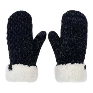 Jack Wolfskin Acrylic Fiber Knit Gloves Women's Blue