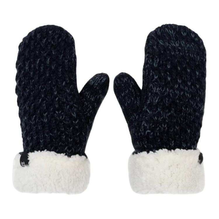 Jack Wolfskin Acrylic Fiber Knit Gloves Women's Blue
