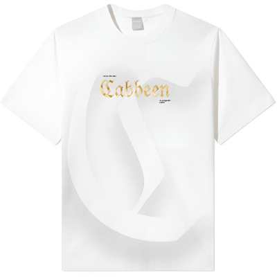 Cabbeen T Shirts Unisex Crew Neck Thin Straight Fit