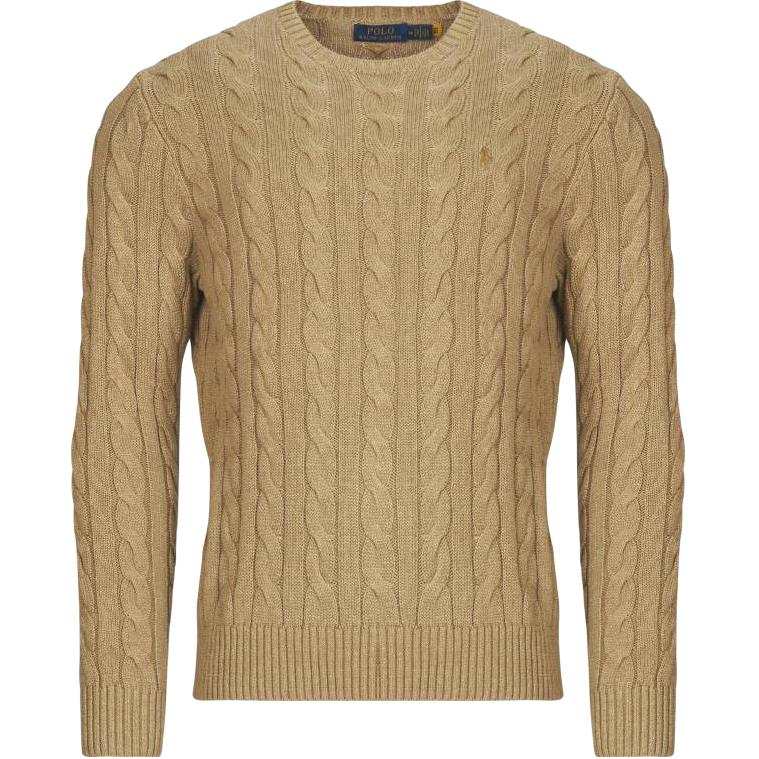 Polo Ralph Lauren Logo Embroidered Cable-Knit Jumper