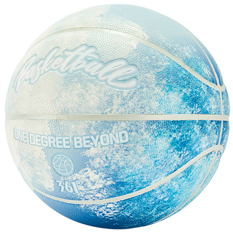 361° Fiery Abyss Pu Basketball Blue White Size 7 Ball Competition Training Unisex China Mainland Version